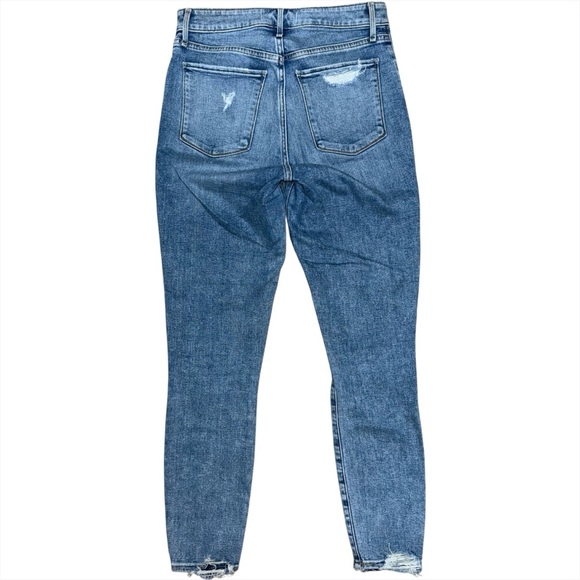 Abercrombie & Fitch Super Skinny Ankle High Rise Distressed Jeans Women’s 28 / 6 - Picture 2 of 6